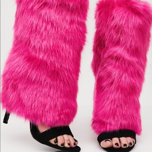 Vintage Accessories Hot Pink Leg Warmers Party Trending Vintage